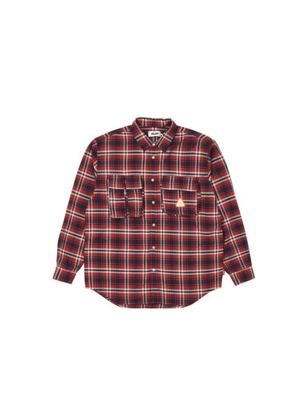 Palace Cargo Pocket Flannel Shirt Red • Medium